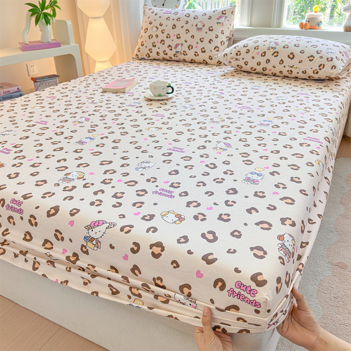 91家纺网 家纺一手货源 找家纺 （总）优眠坊 2026春夏新款全棉印花卡通单床笠