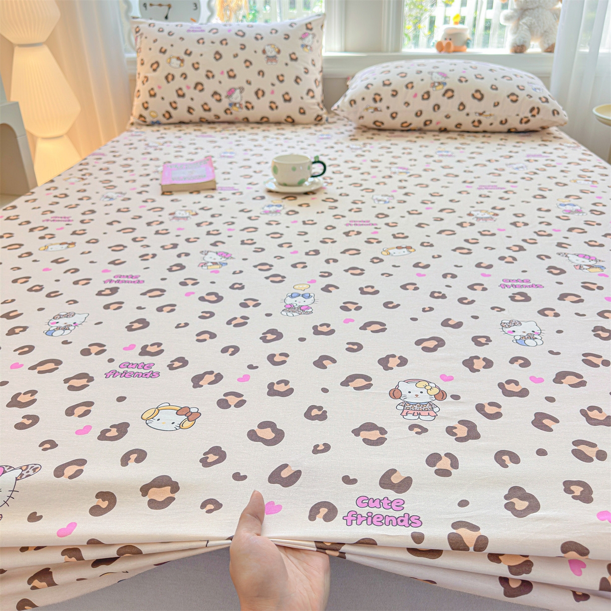 91家纺网 家纺一手货源 找家纺 （总）优眠坊 2026春夏新款全棉印花卡通单床笠