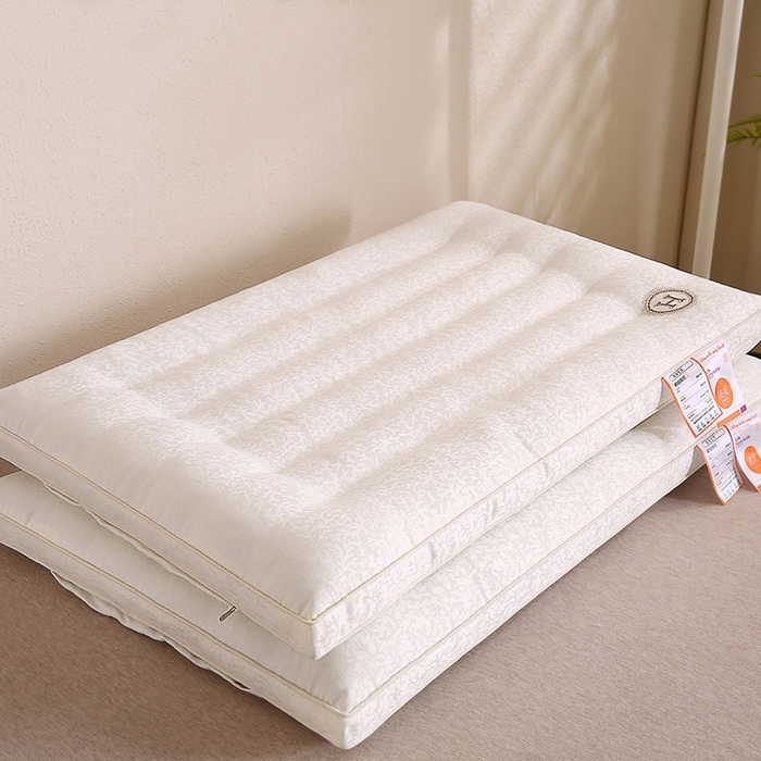 爱来伊家纺 2026新款提花款低枕 枕头枕芯 云涧初白