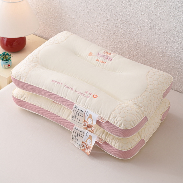 91家纺网 家纺一手货源 找家纺 （总）爱来伊家纺 2026新款羊绒蛋白枕枕头枕芯