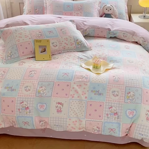 91家纺网 家纺一手货源 找家纺 （总）天之爱 2026新款全棉印花单被套