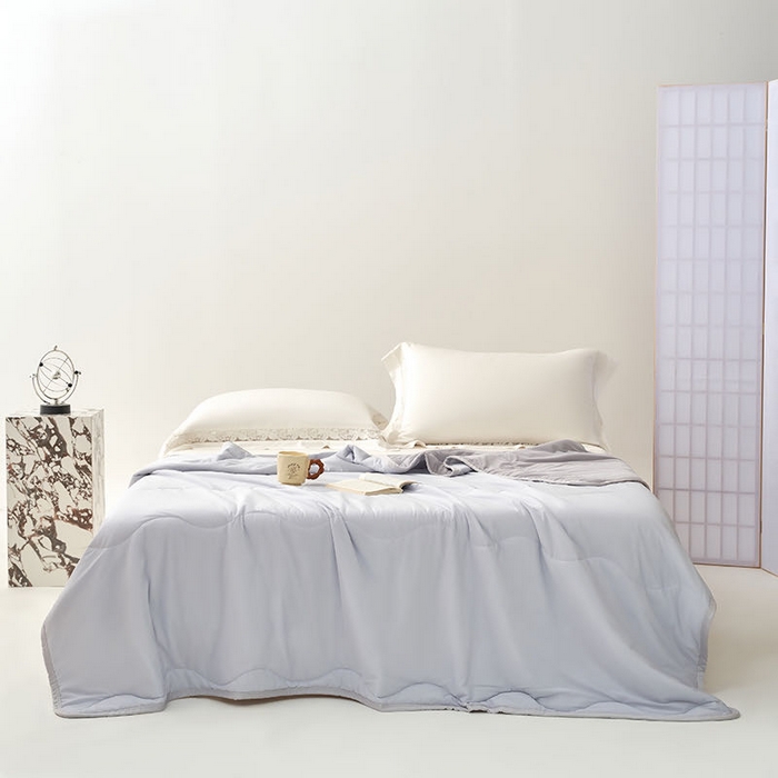 91家纺网 家纺一手货源 找家纺 （总）才森家纺 2026新款A类氨纶凉感丝夏被夏凉被空调被跨境热品凉感冰淇淋夏被