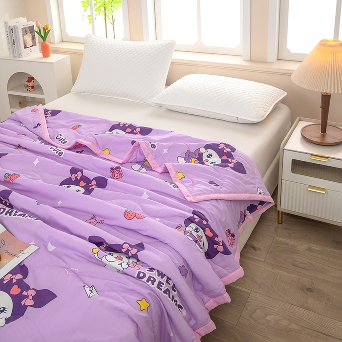 91家纺网 家纺一手货源 找家纺 （总）才森家纺 2026新款绗绣夏凉被宽包边夏被直播间爆款空调被福利赠品被子