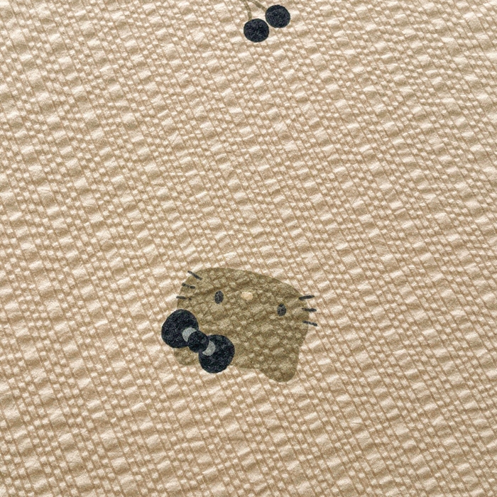 91家纺网 家纺一手货源 找家纺 几禾 2026新款高克重泡芙纱~印花款（单床单）-110g CD-咖啡小猫