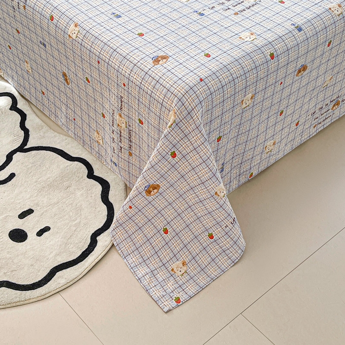 91家纺网 家纺一手货源 找家纺 几禾 2026新款高克重泡芙纱~印花款（单床单）-110g CD-四季狗