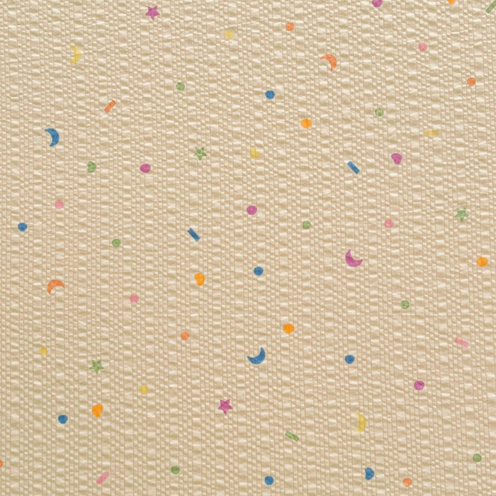 91家纺网 家纺一手货源 找家纺 几禾 2026新款高克重泡芙纱~印花款（单床单）-110g CD-星月糖粒