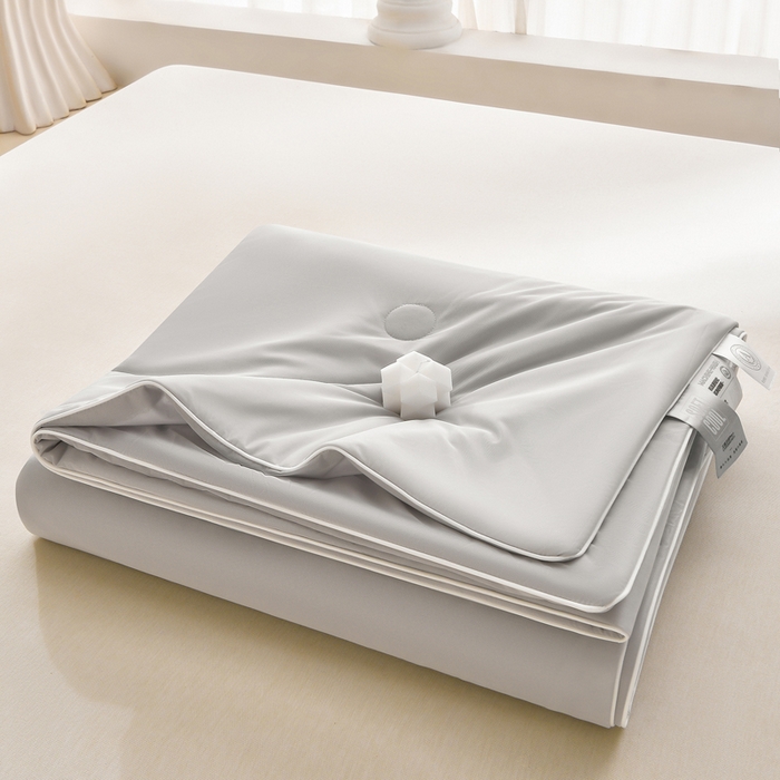 91家纺网 家纺一手货源 找家纺 （总）才森家纺 2026新款A类冷感纯色夏被被子被芯