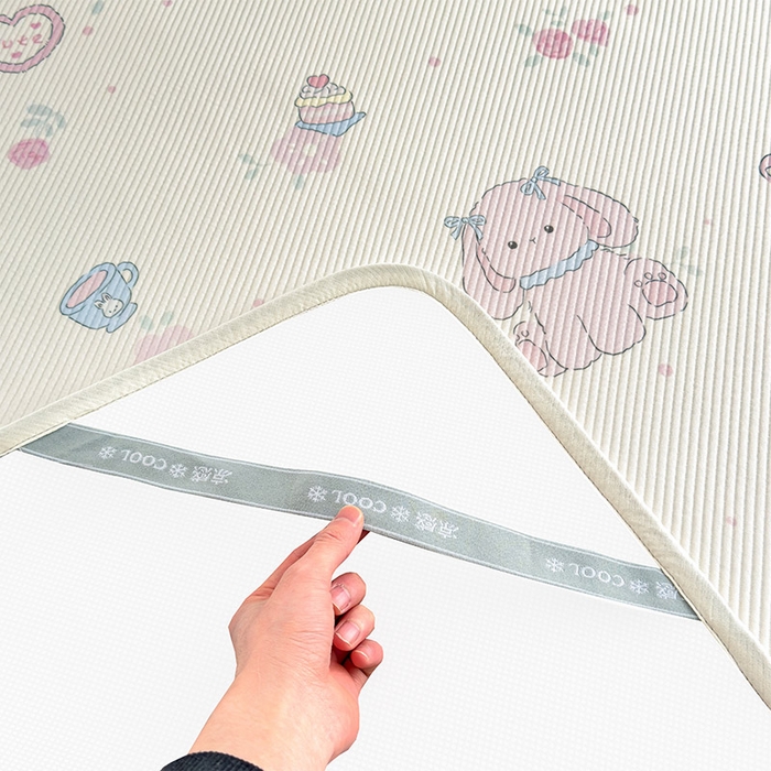 91家纺网 家纺一手货源 找家纺 （总）几禾 2026新款卡通印花凉感凉豆豆凉席系列