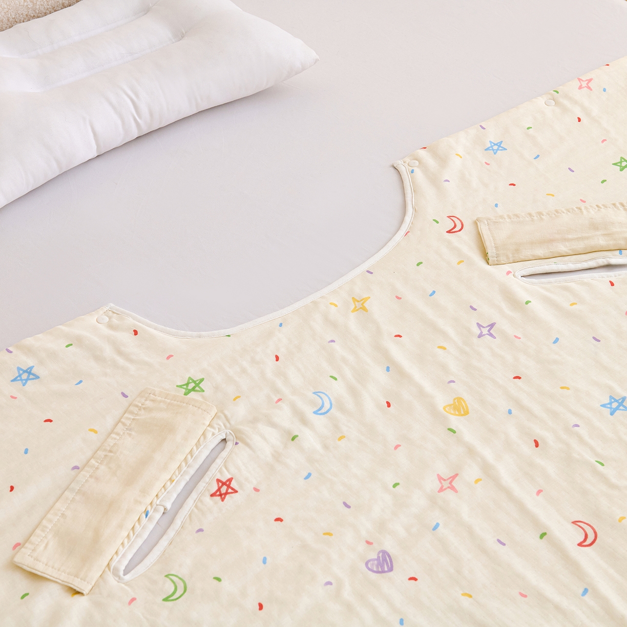 91家纺网 家纺一手货源 找家纺 （总）拾小柒 2026新款全棉双层纱多功能防踢被