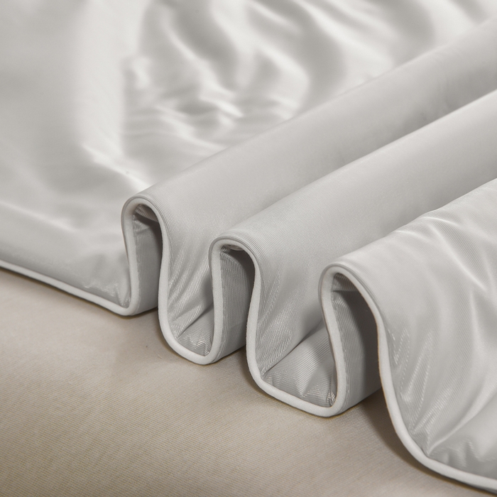 91家纺网 家纺一手货源 找家纺 才森家纺 2026新款A类冷感纯色夏被被子被芯 云灰