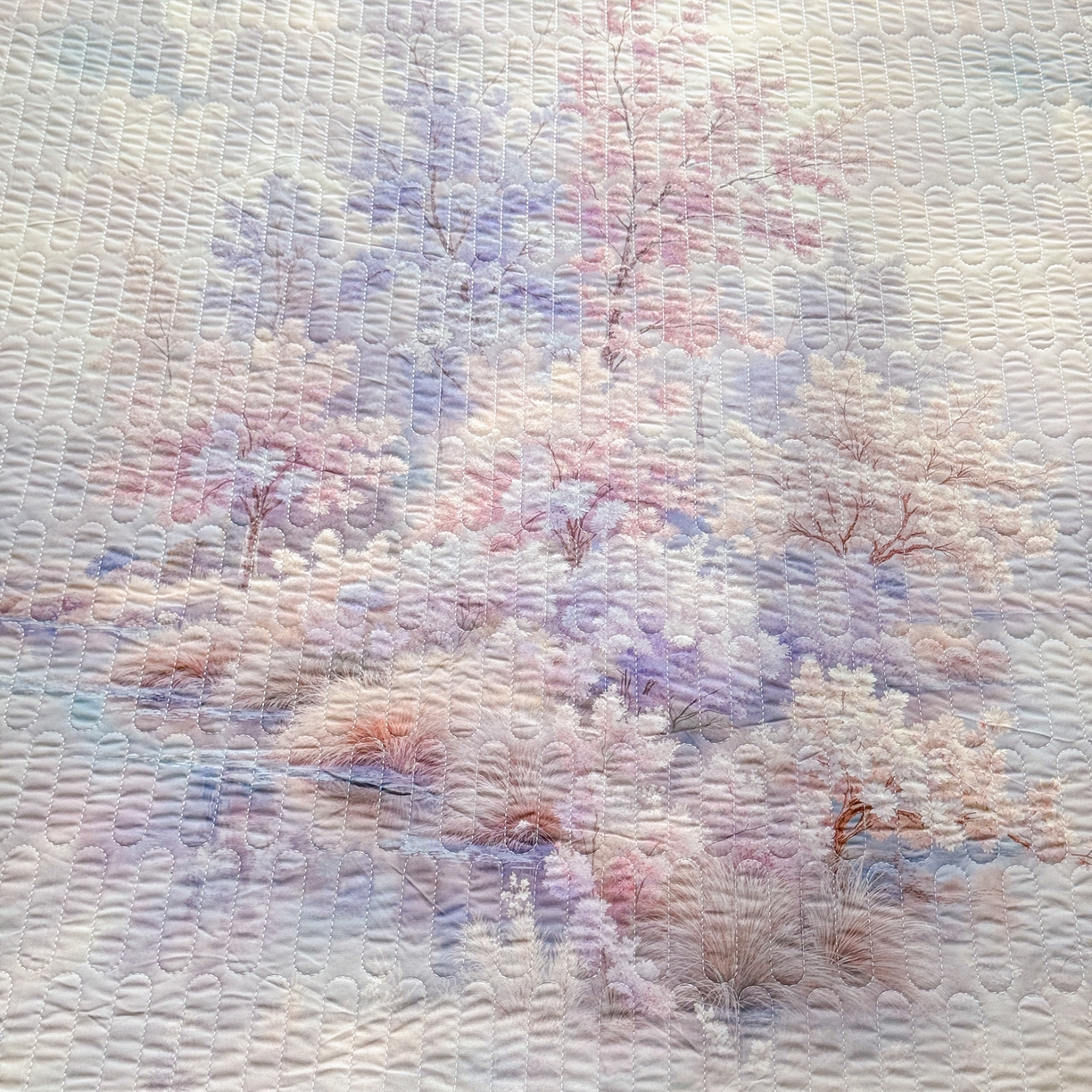 91家纺网 家纺一手货源 找家纺 鑫利来家纺 2026新款凉感丝小冰皮软凉席三件套蕾丝花边床裙款养生空调席子三件套单凉席 梦境