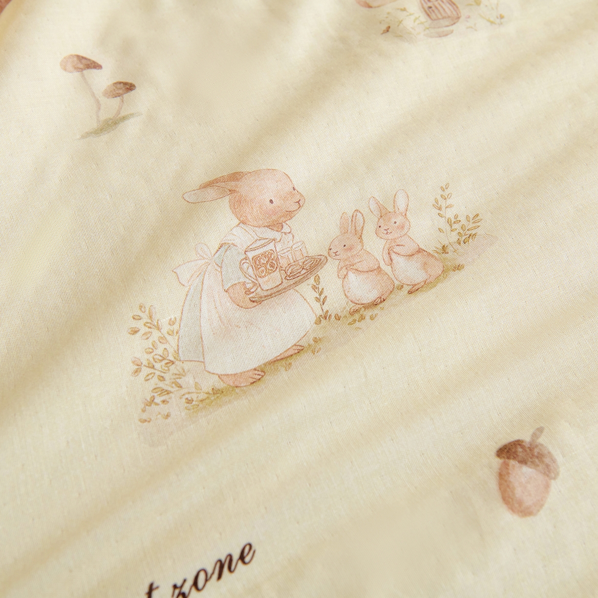 91家纺网 家纺一手货源 找家纺 拾小柒 2026新款全棉双层纱多功能防踢被 爱丽丝