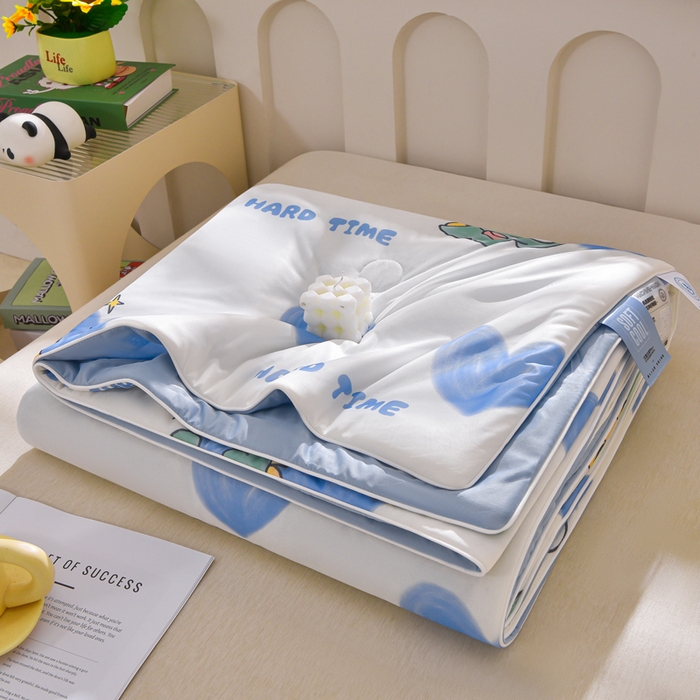 91家纺网 家纺一手货源 找家纺 （总）才森家纺 2026新款A类冷感印花夏被被子被芯