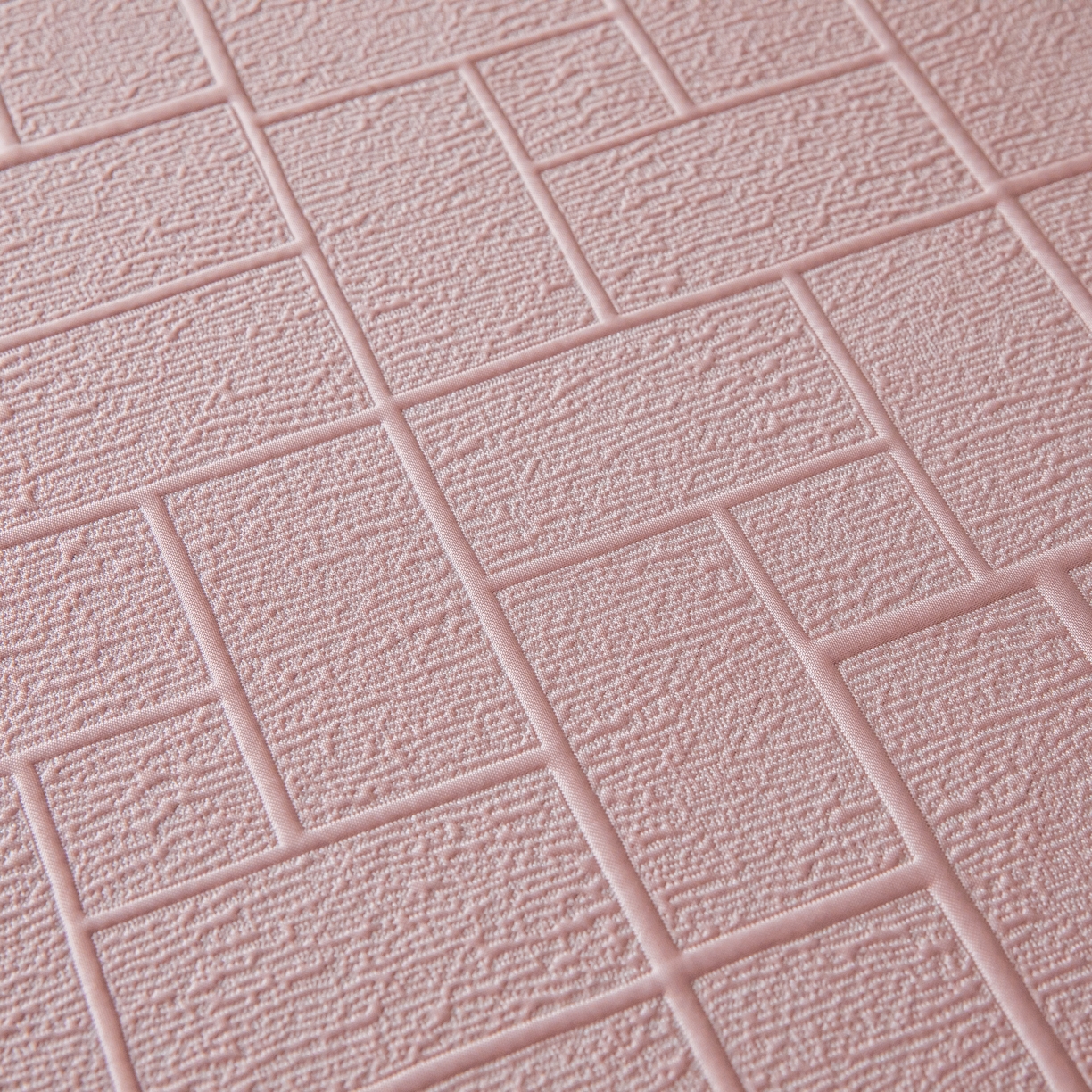 91家纺网 家纺一手货源 找家纺 栩裕纺织 2026新款清纱菱纹床裙款豆豆席凉席 樱花粉