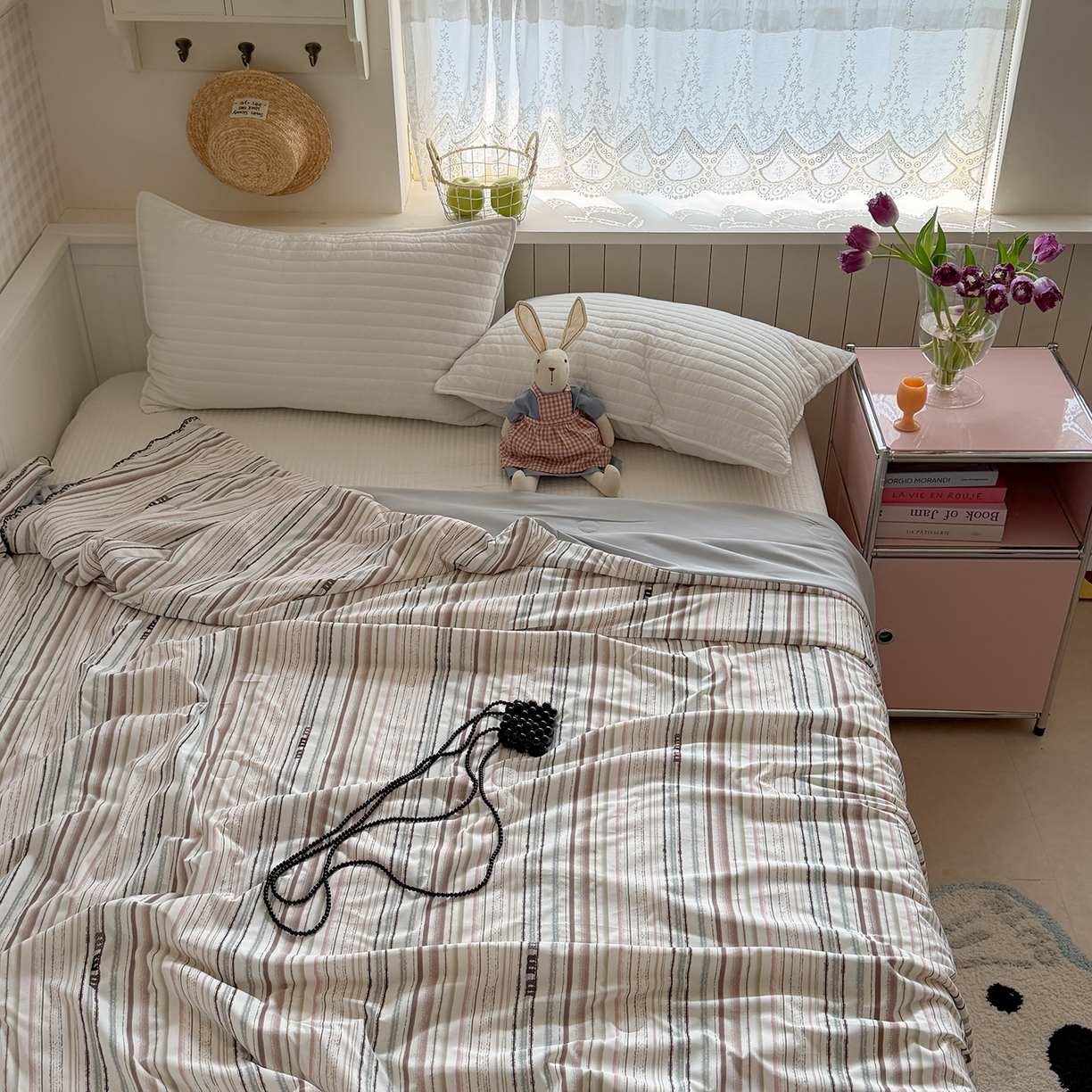 91家纺网 家纺一手货源 找家纺 Sweet dreams甜梦 2026新款A类蕾丝花边锦氨凉感夏凉被 mm线