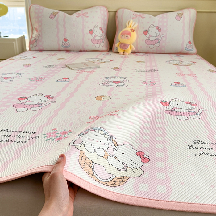 几禾 2026新款卡通印花凉感凉豆豆凉席系列 摇篮梦--床席款