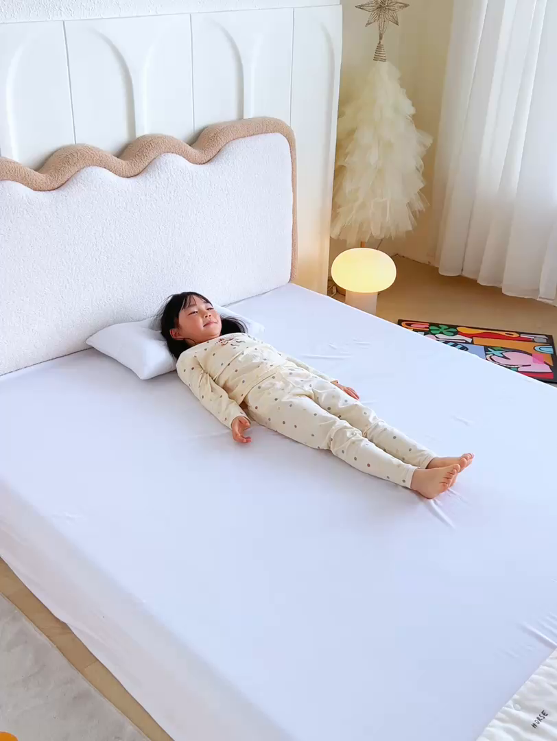 91家纺网 家纺一手货源 找家纺 拾小柒 2026新款全棉双层纱多功能防踢被 跳跳马