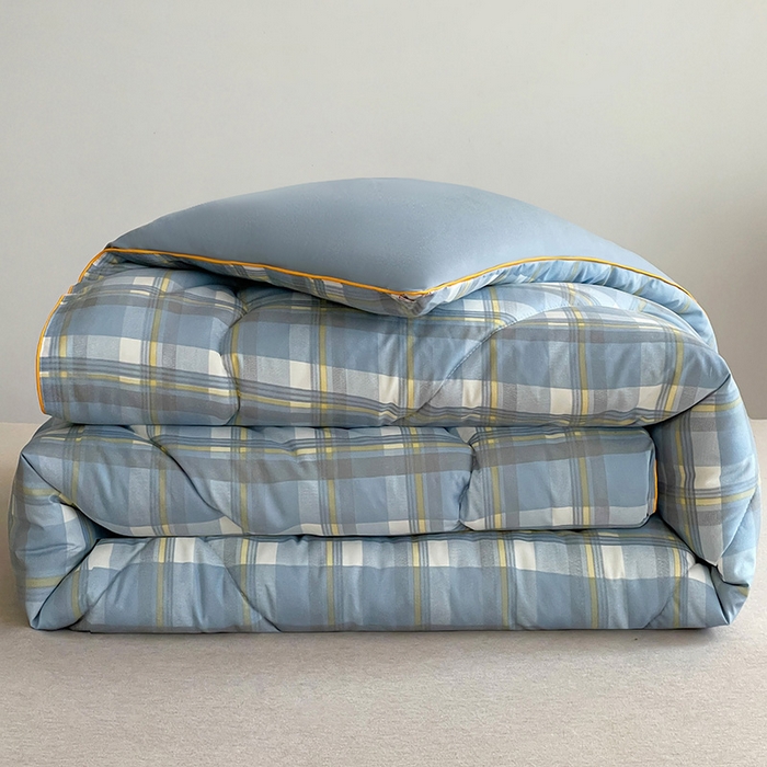 91家纺网 家纺一手货源 找家纺 梦莎被业 2026新款夏被四季款空调被 格调金