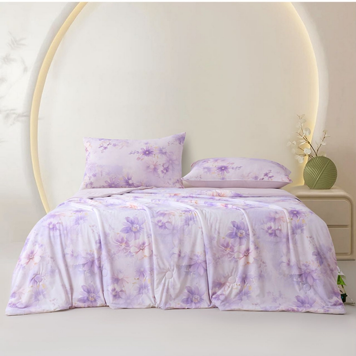 91家纺网 家纺一手货源 找家纺 （总）兰芯纭 2026新款水光雪莲美|肤被