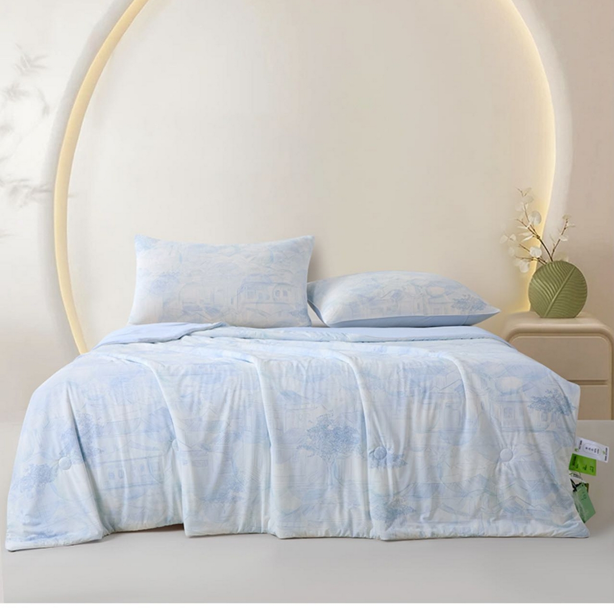 91家纺网 家纺一手货源 找家纺 （总）兰芯纭 2026新款水光雪莲美|肤被