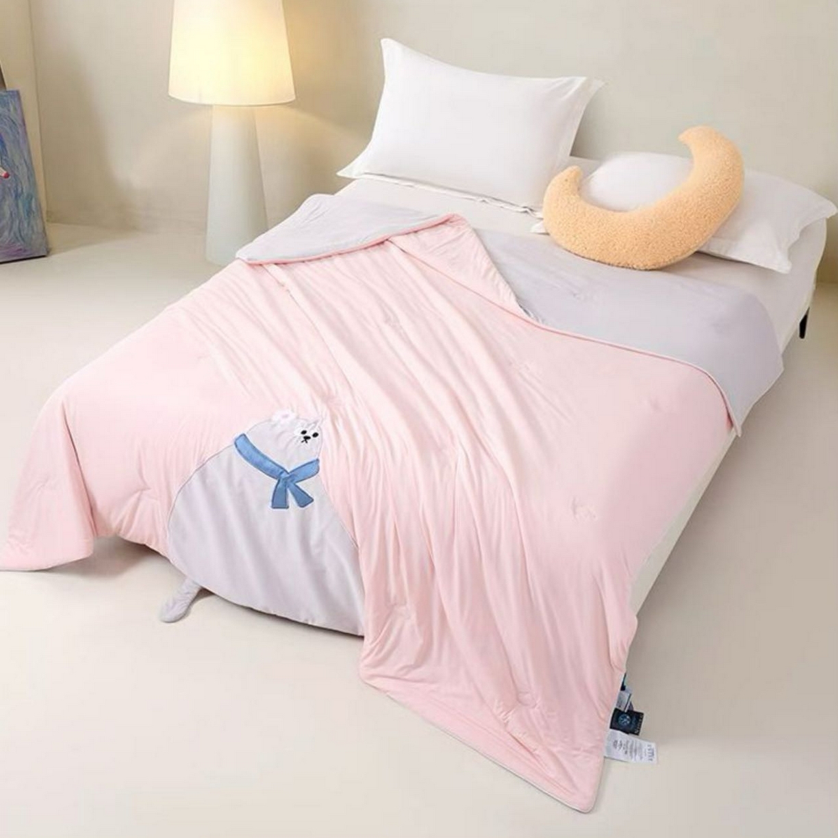 91家纺网 家纺一手货源 找家纺 （总）兰芯纭 2026新款卡通萌宠抱抱夏被夏凉被空调被