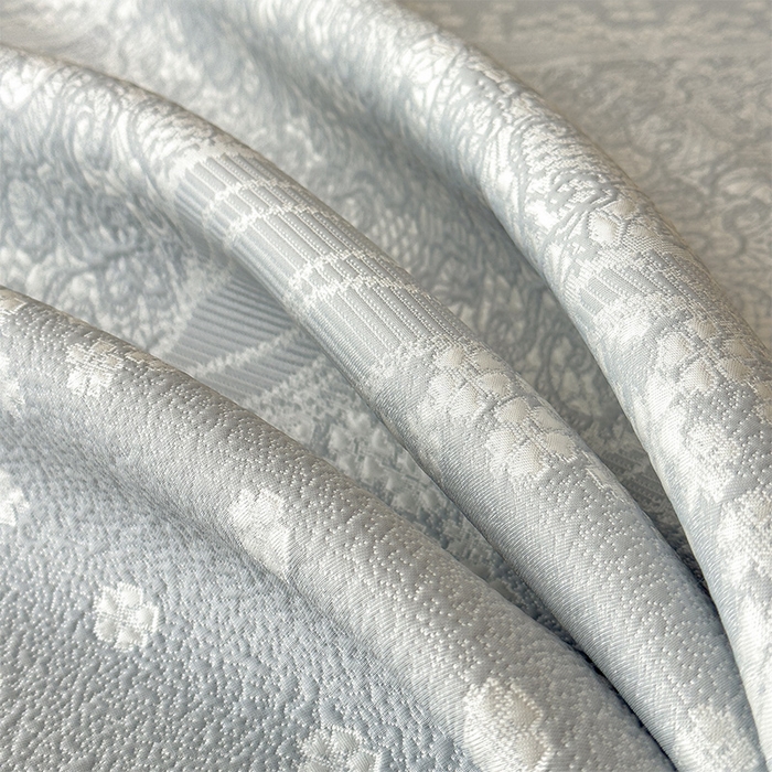 91家纺网 家纺一手货源 找家纺 孩子王家纺 2026新款冰豆豆凉席夏天冰丝席夏季凉感值过0.21可机洗双人床裙款A类母婴级软 花园尼罗淡蓝