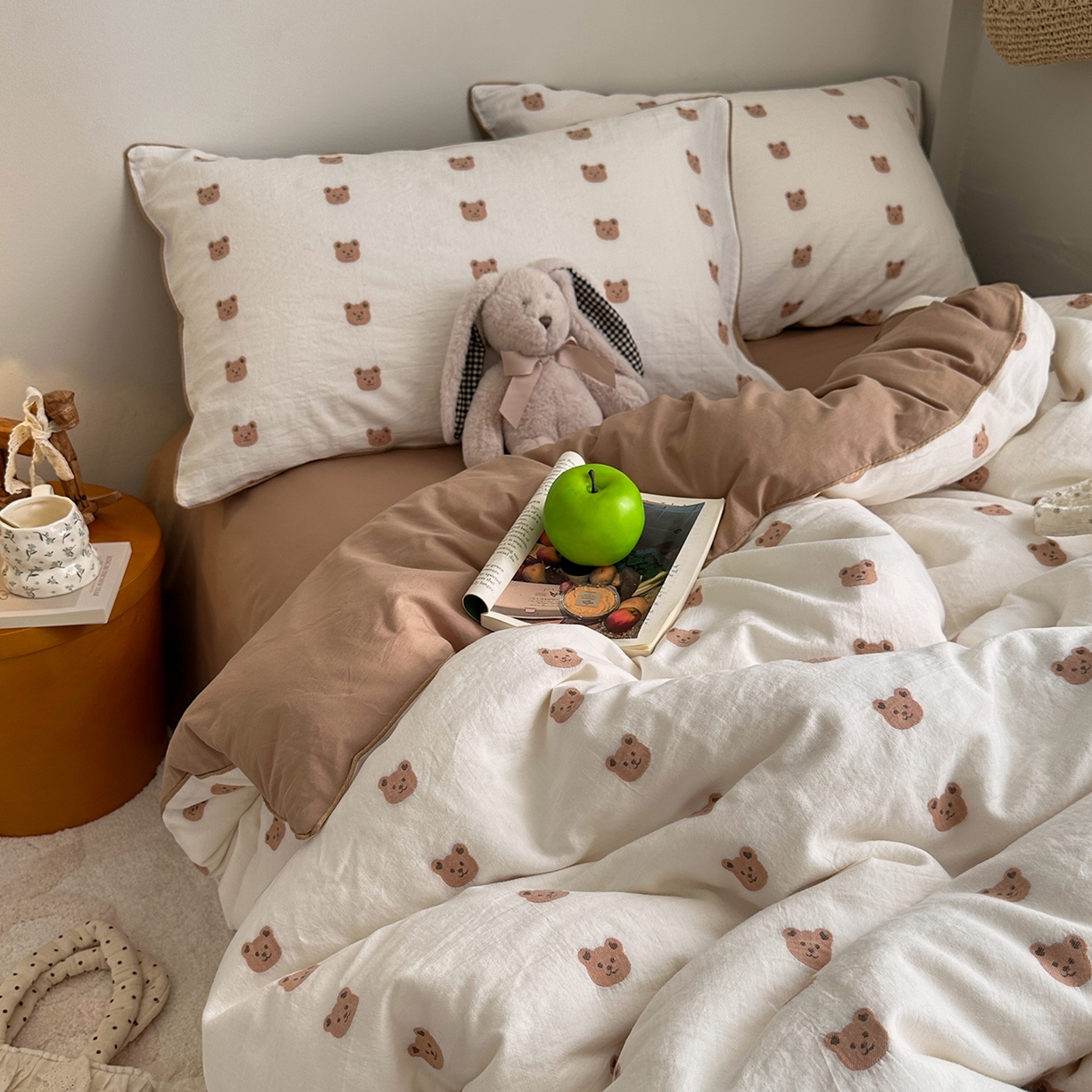 91家纺网 家纺一手货源 找家纺 （总）艾咪-Amy ntmy 2026新款嵌条边全棉纯棉色织小提花四件套