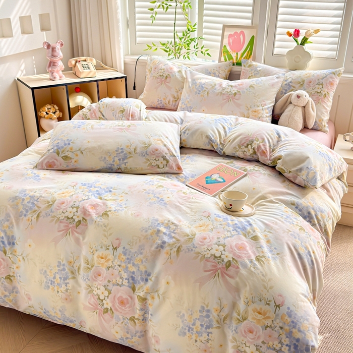 91家纺网 家纺一手货源 找家纺 （总）黛妮雅 2026新款全棉印花床单款四件套（送买家秀）