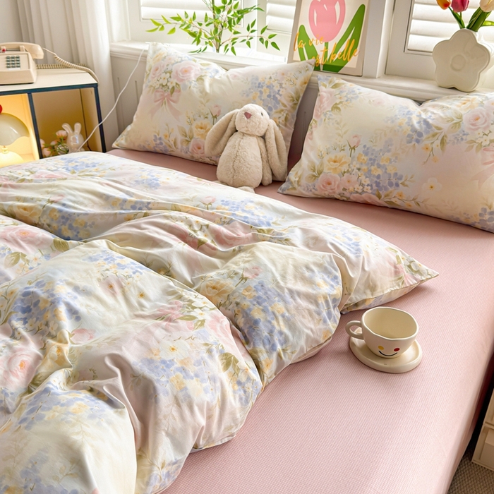 91家纺网 家纺一手货源 找家纺 （总）黛妮雅 2026新款全棉印花床单款四件套（送买家秀）