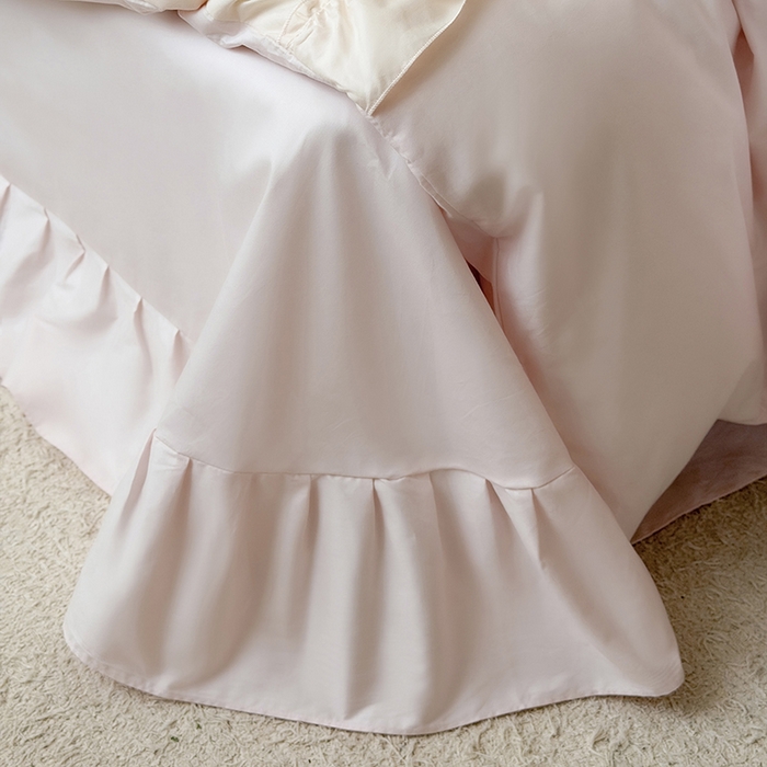 91家纺网 家纺一手货源 找家纺 （总）艾唯希家纺 2026新款全棉纯棉公主风花边刺绣工艺四件套纯棉-安娜公主系列