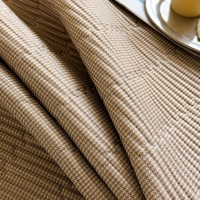 91家纺网 家纺一手货源 找家纺 卡罗兰 2026新款碳光冰丝凉席双面可用冰丝凉席床盖单件  三件套 子衿-浅咖