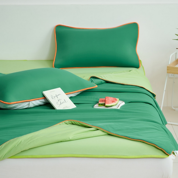 91家纺网 家纺一手货源 找家纺 （总）晨曦家纺 2026新款凉感丝清凉大豆夏被夏凉被空调被凉席四件套-熊猫冻冻被