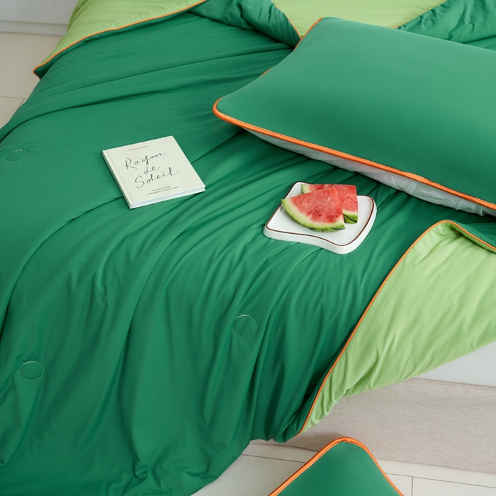 91家纺网 家纺一手货源 找家纺 （总）晨曦家纺 2026新款凉感丝清凉大豆夏被夏凉被空调被凉席四件套-熊猫冻冻被