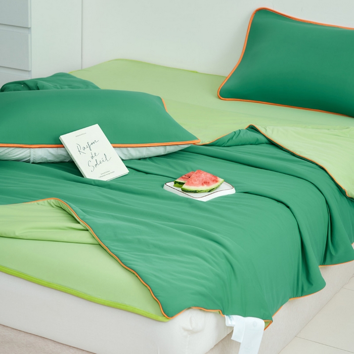 91家纺网 家纺一手货源 找家纺 （总）晨曦家纺 2026新款凉感丝清凉大豆夏被夏凉被空调被凉席四件套-熊猫冻冻被