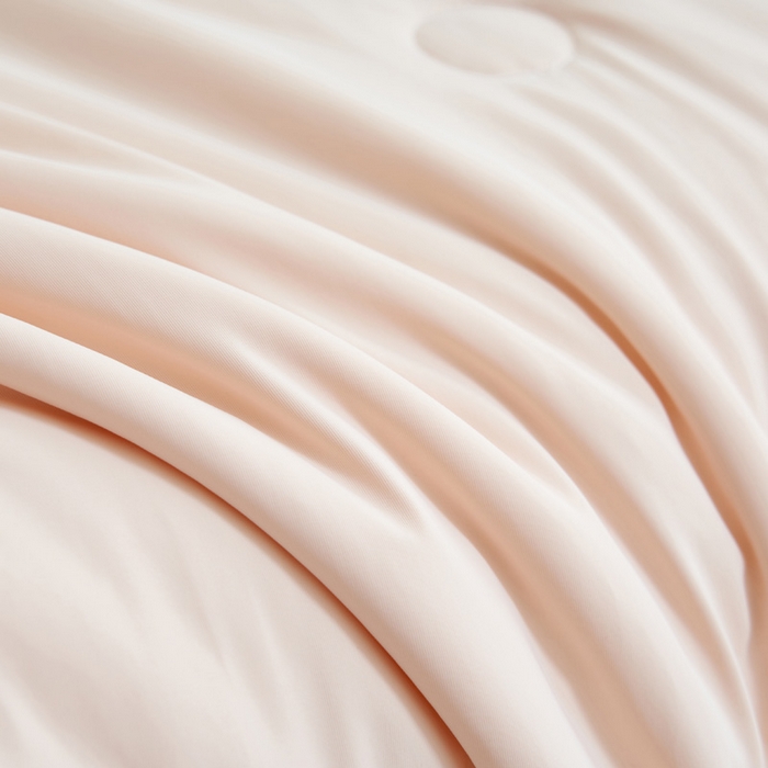 91家纺网 家纺一手货源 找家纺 晨曦家纺 2026新款凉感丝清凉大豆夏被夏凉被空调被凉席四件套-熊猫冻冻被 冻冻被-微醺奶油黄粉