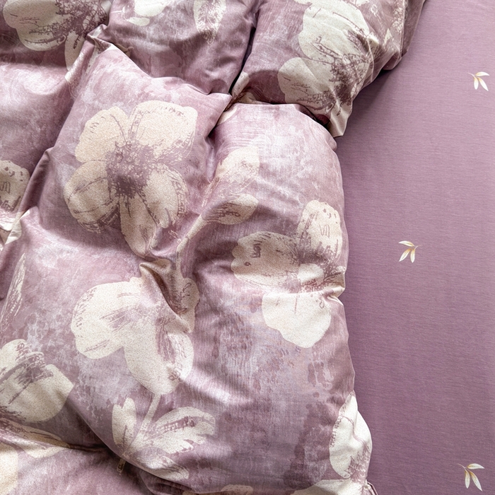 91家纺网 家纺一手货源 找家纺 黛妮雅 2026新款全棉印花床单款四件套（送买家秀）柔雾花语