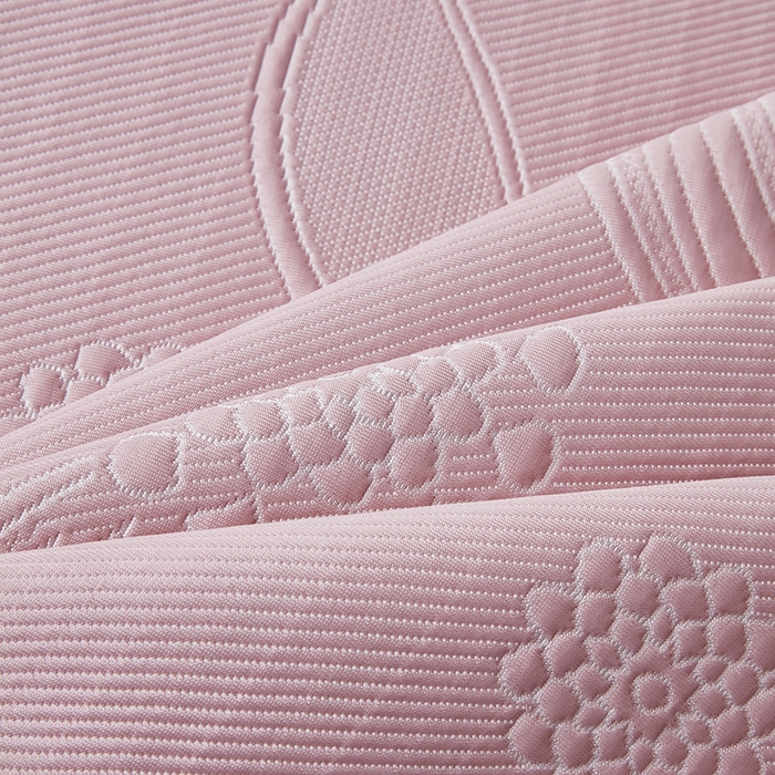 91家纺网 家纺一手货源 找家纺 库里梦家纺 2026新款轻奢高克重复合PE高分子凉席床笠三件套-芳菲 芳菲-粉色床笠款