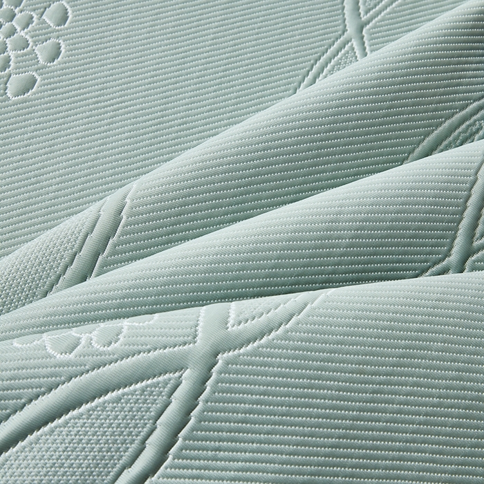 91家纺网 家纺一手货源 找家纺 库里梦家纺 2026新款轻奢高克重复合PE高分子凉席床笠三件套-芳菲 芳菲-绿色床笠款