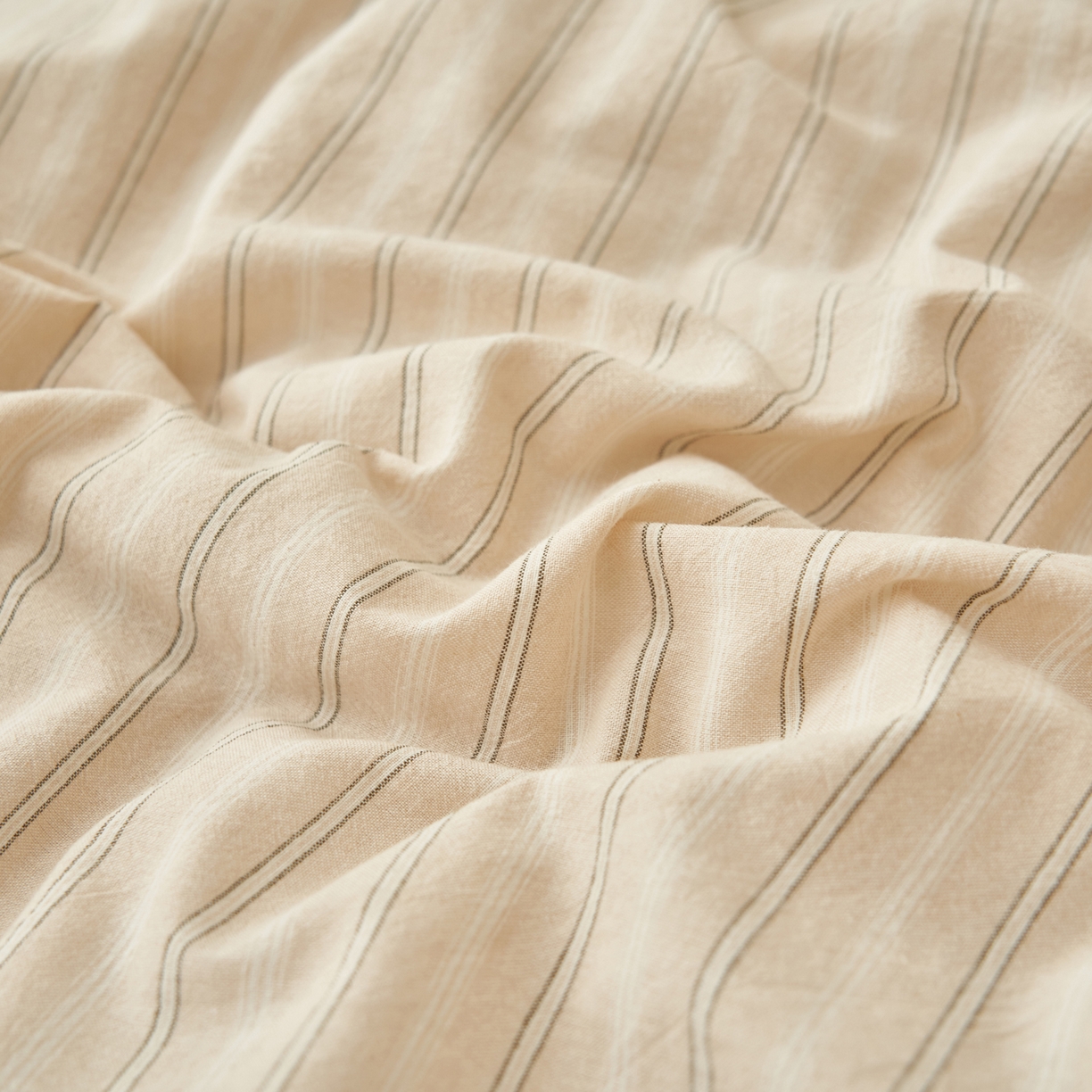 91家纺网 家纺一手货源 找家纺 晨曦家纺 2026新款INS博主风A类全棉色织水洗棉格子夏凉被棉花被夏被空调被四件套 印章-条纹