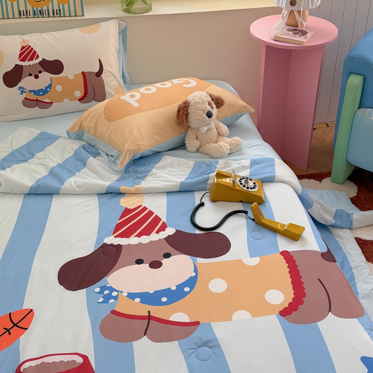 91家纺网 家纺一手货源 找家纺 （总）TT.one 塔塔家居 2026新款A类凉感大版数码印花夏被夏凉被空调被四件套