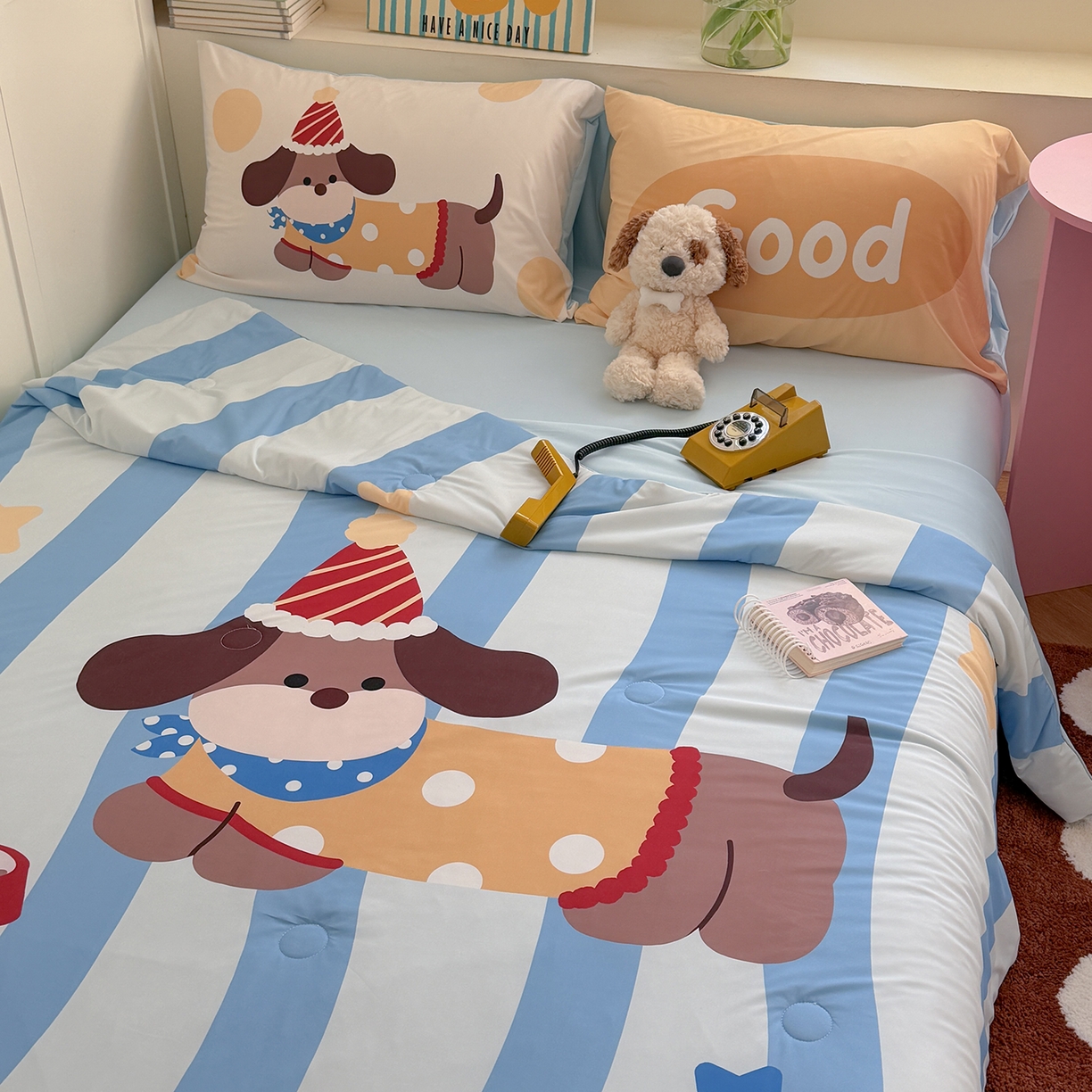 91家纺网 家纺一手货源 找家纺 （总）TT.one 塔塔家居 2026新款A类凉感大版数码印花夏被夏凉被空调被四件套