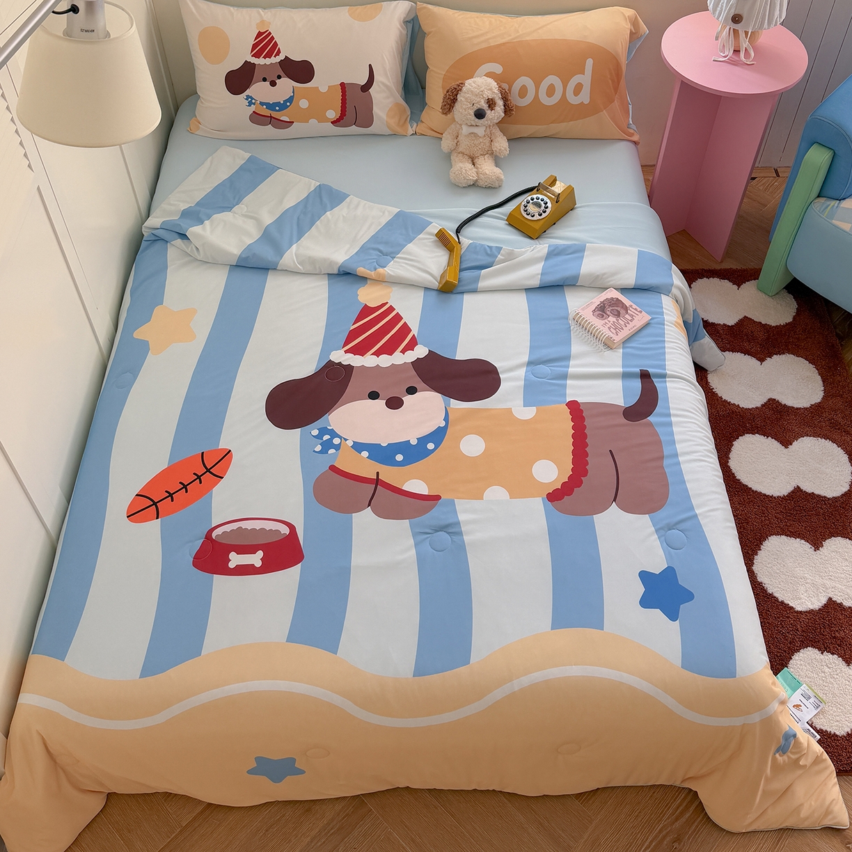 91家纺网 家纺一手货源 找家纺 （总）TT.one 塔塔家居 2026新款A类凉感大版数码印花夏被夏凉被空调被四件套