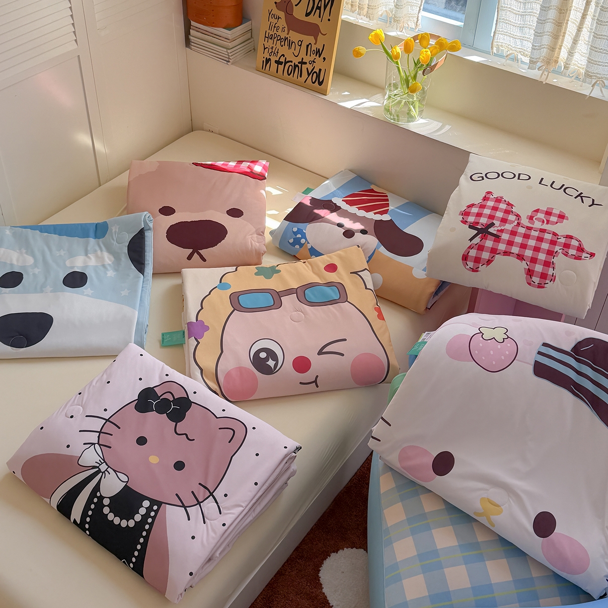 91家纺网 家纺一手货源 找家纺 （总）TT.one 塔塔家居 2026新款A类凉感大版数码印花夏被夏凉被空调被四件套