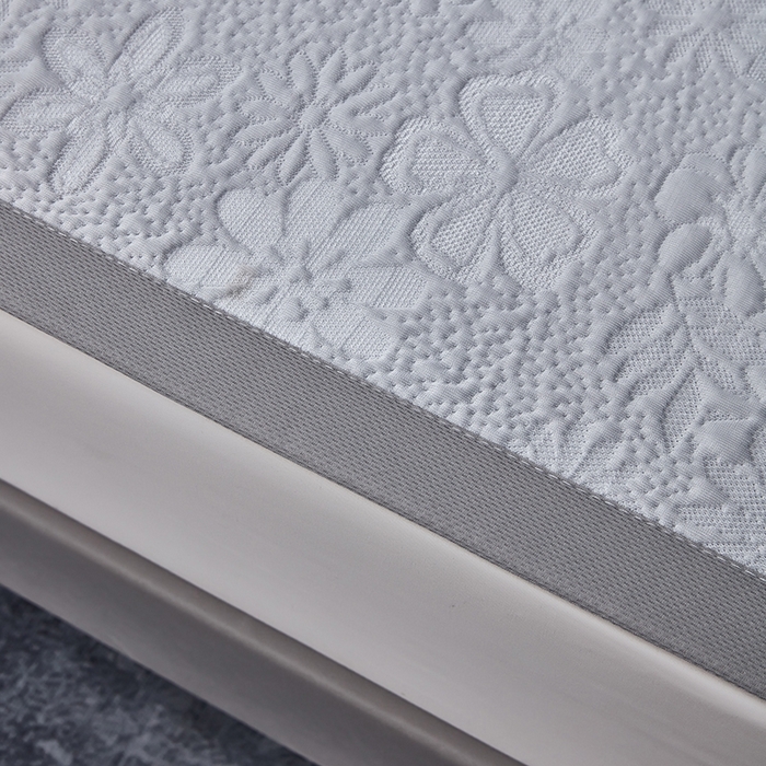 91家纺网 家纺一手货源 找家纺 库里梦家纺 2026新款轻奢高克重复合PE高分子凉席床笠三件套-简卉 简卉-灰色床席款