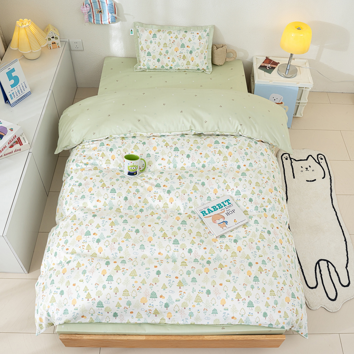 91家纺网 家纺一手货源 找家纺 （总）良佐生活 2026新款A类60S全棉贡缎长绒棉学生三件套