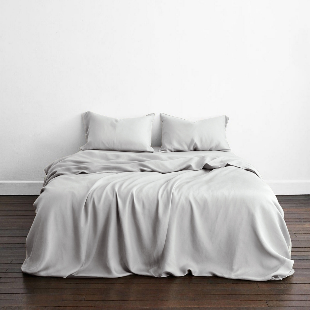 原研家居 2026春夏新款60支水洗兰精天丝四件套 月影灰