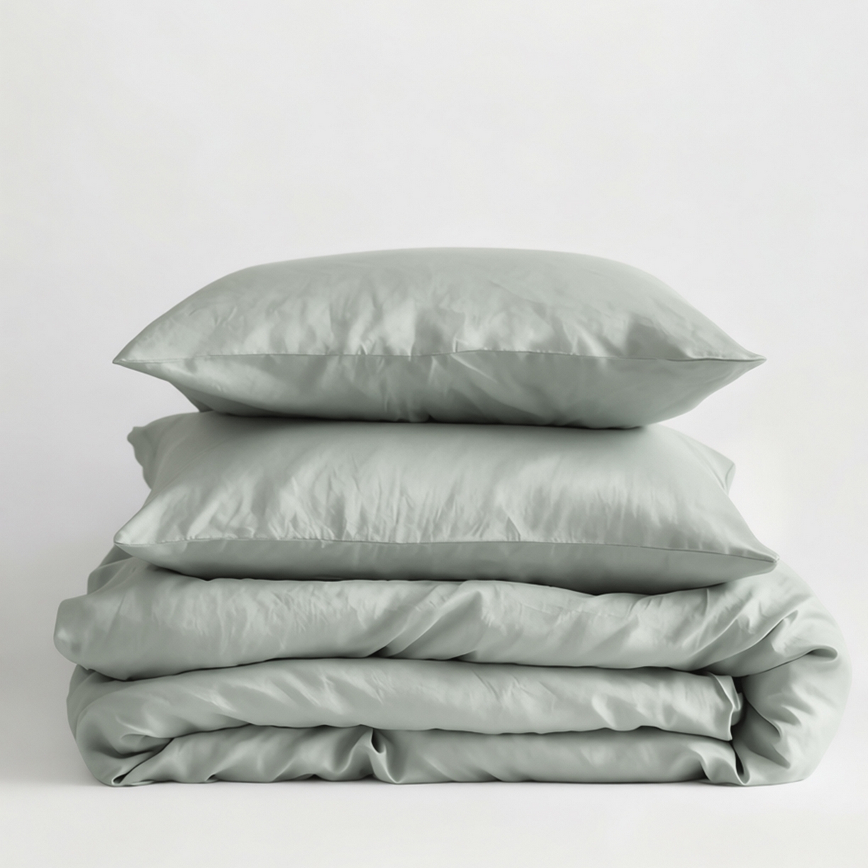 91家纺网 家纺一手货源 找家纺 原研家居 2026春夏新款60支水洗兰精天丝四件套 晴山蓝