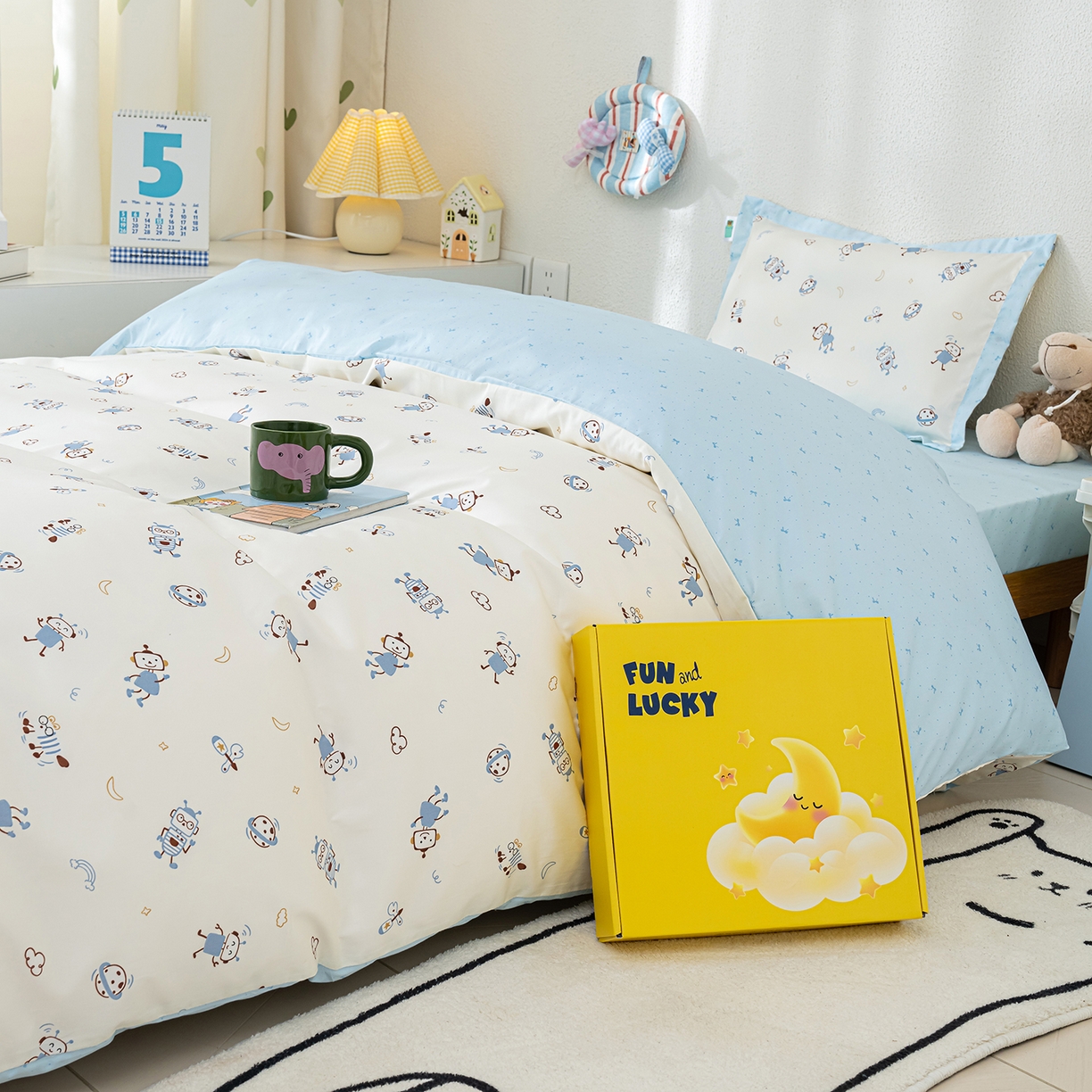 91家纺网 家纺一手货源 找家纺 （总）良佐生活 2026新款A类60S全棉贡缎长绒棉学生三件套