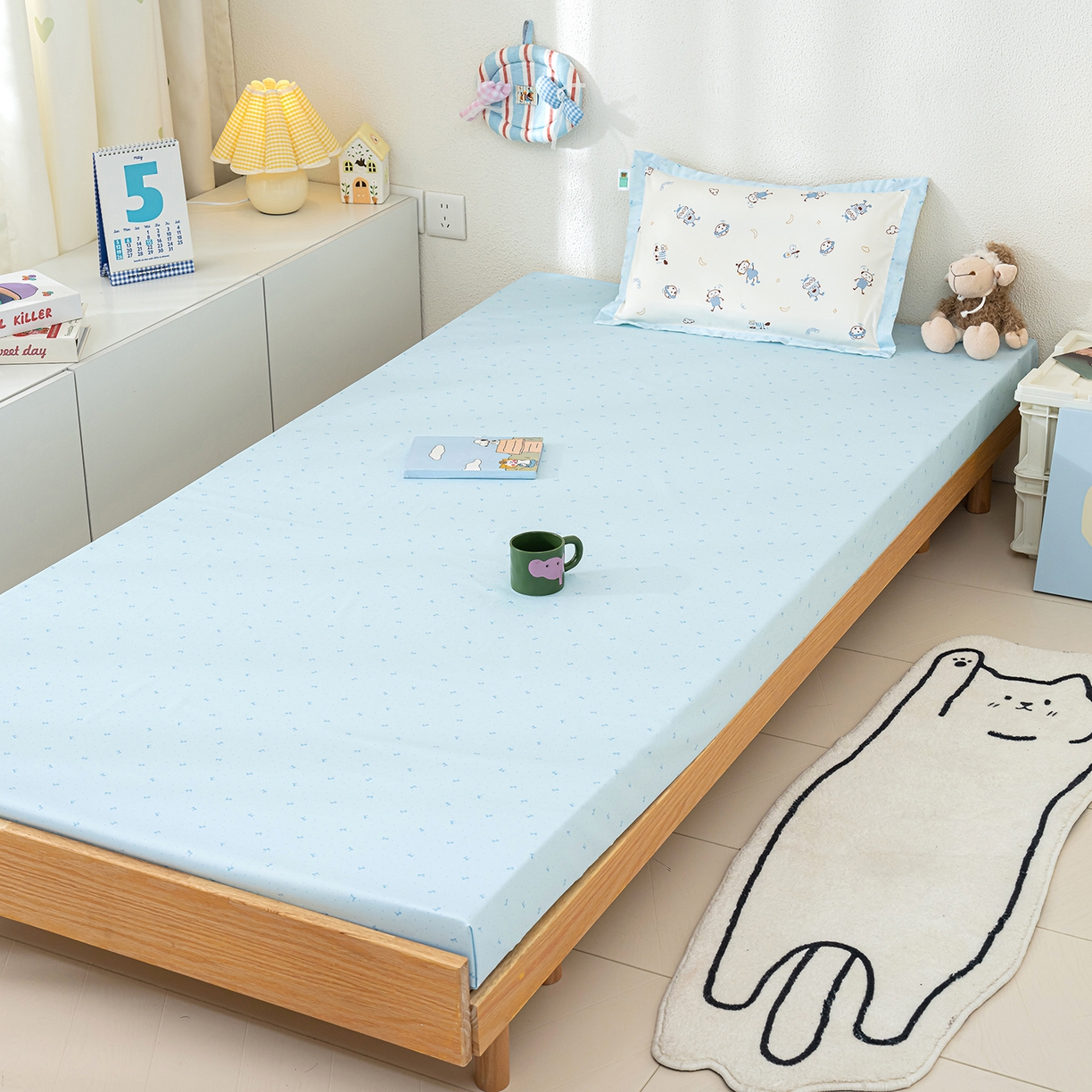 91家纺网 家纺一手货源 找家纺 （总）良佐生活 2026新款A类60S全棉贡缎长绒棉学生三件套