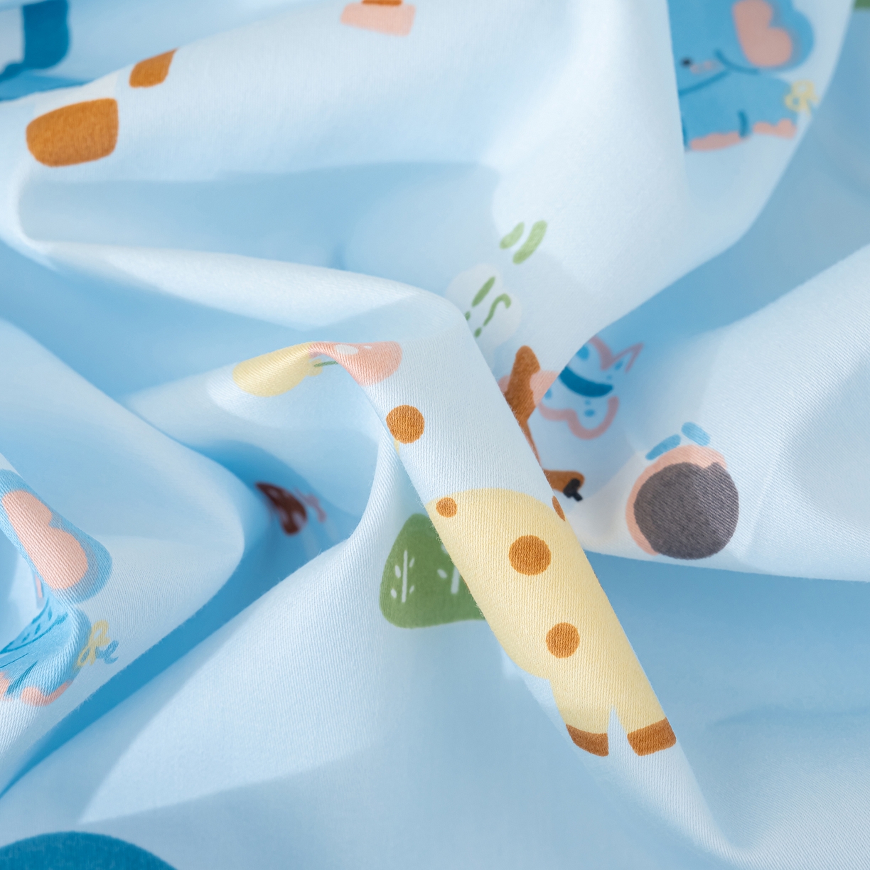 91家纺网 家纺一手货源 找家纺 良佐生活 2026新款A类60S全棉贡缎长绒棉学生三件套 8假日旅行